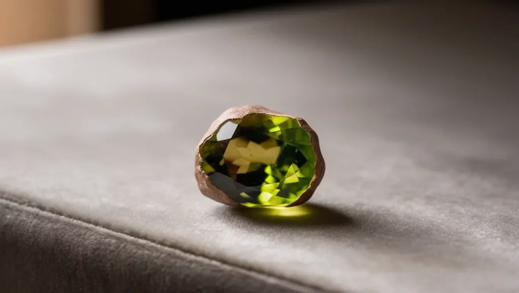 Peridot : pierre verte pour la lithothérapie